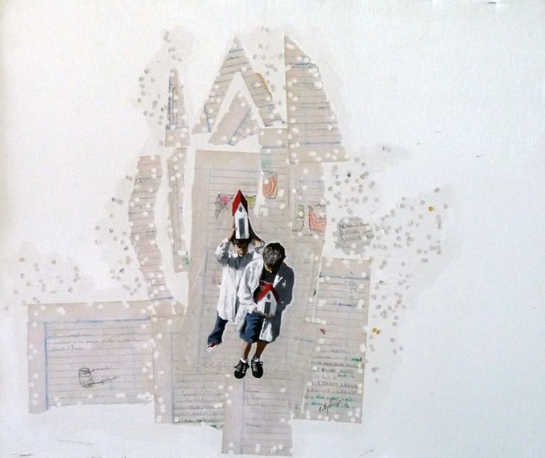Painting El castillo, 2009