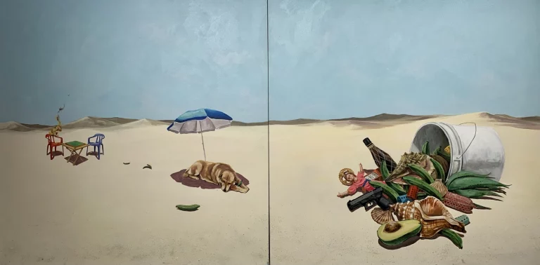 Painting: Tú tranquilo y yo nervioso